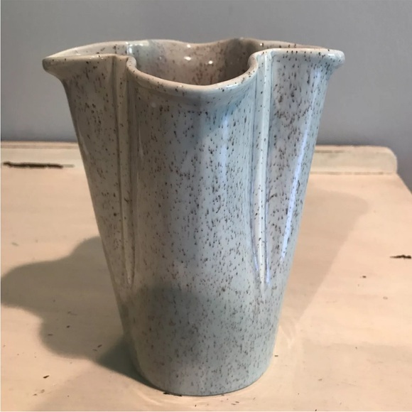 Vintage California Art Pottery Wm Frazier Speckled Glaze Vase Signed & Numbered - Picture 6 of 12